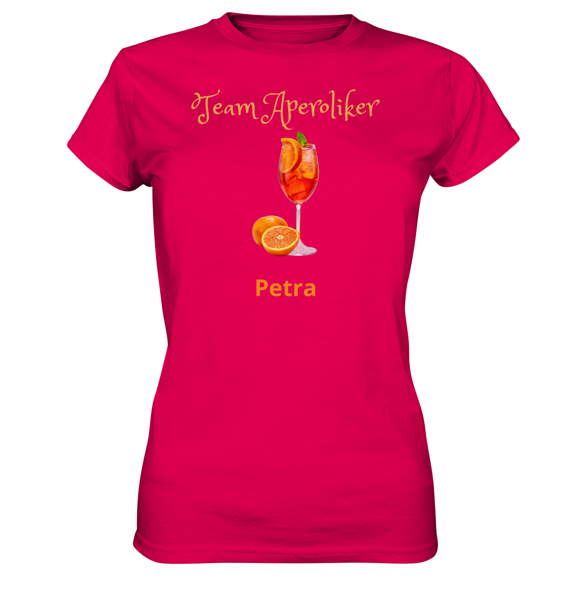 Team Aperoliker, Name personalisierbar, versch. Farben - Ladies Premium Shirt