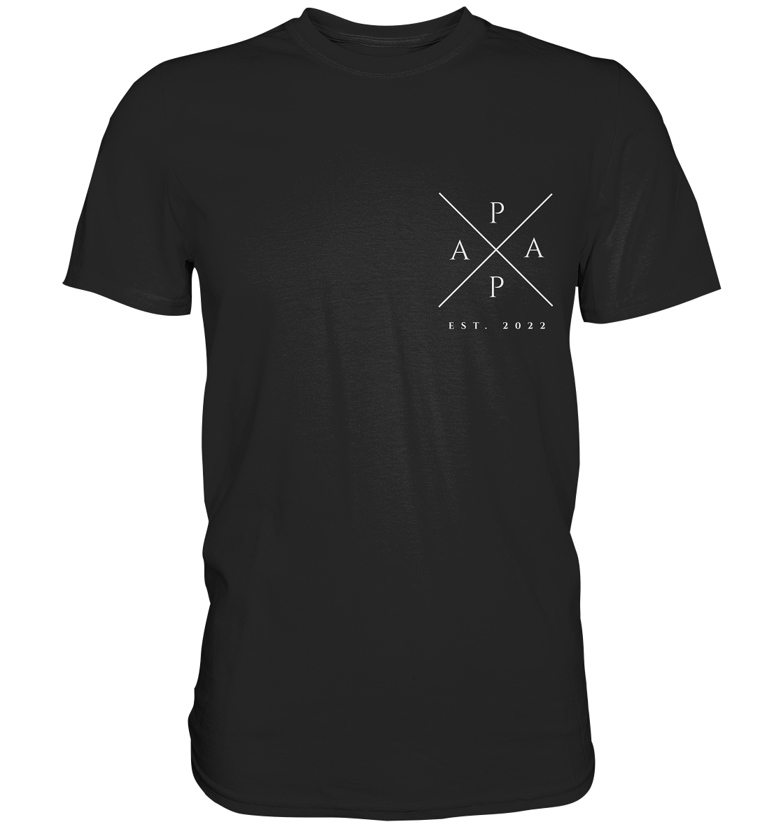 Papa Cross Khaki - Datum personalisierbar - Premium Shirt