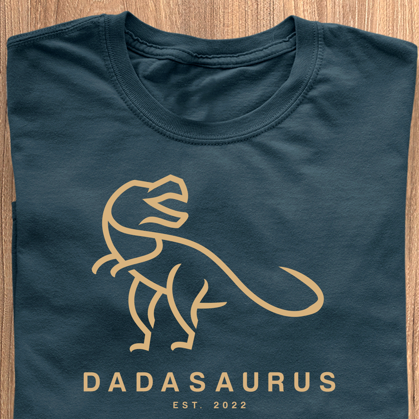 Dadasaurus T-shirt - personaliseerbare datum
